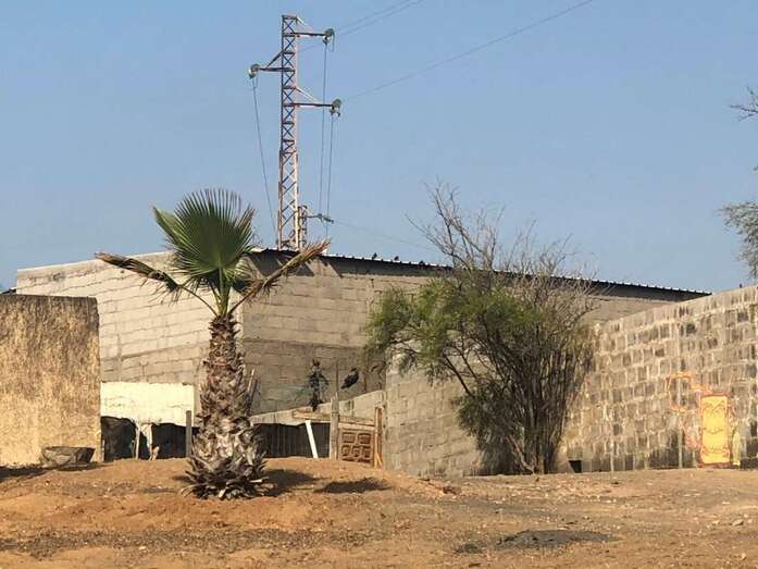 La chabola se ubica cerca del Centro de Salud (Foto facilitada por Leales.org)